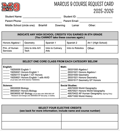 Course Card